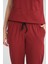 Üniforma V Yaka Bordo Likralı Ütü Istemeyen Unisex Doktor Hemşire Takım Scrubs 3