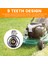 9teeth Düzeltici Dişli Gipli Kafası Fırça Çim Çim Döşeme Teşkeni Çim Biçme Biçerdalığı Parçaları Bahçecilik Aracı 26MM (Yurt Dışından) 4