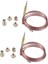2x 900MM Gaz Sobası Evrensel Termokupl Kiti M6X0 75 Dökülmüş Somun (Beş) Yedek Termokupl (Yurt Dışından) 1