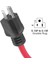 3 Sprong Erkek-Erkek Uzatma Kablosu Jeneratör Adaptör Kablosu Nema 5-15P Transfer Anahtarı Için 12AWG 125V (2ft) Abd Fişi (Yurt Dışından) 3