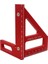 Ahşap Işleme Kare Prestor Alumınum Alümü Üçlü Üçlü Cetvel Düzeni Mühendis Carpenter Için Ölçüm Aracı -Red (Yurt Dışından) 1
