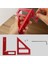 Ahşap Işleme Kare Prestor Alumınum Alümü Üçlü Üçlü Cetvel Düzeni Mühendis Carpenter Için Ölçüm Aracı -Red (Yurt Dışından) 4