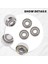 25PCS 608 Zz Bilyalı Rulmanlar 608ZZ Metal Çift Korumalı Minyatür N Oluk Kaykay Bilyalı Rulmanlar (8mm x 22MM x 7mm) (Yurt Dışından) 5