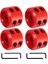 4pcs Vinç Durdurucu Atv Suv Orv Kablo Kanca Kauçuk Durdurucu ile Uyumlu Kırmızı Yıpranmayı Önle (Yurt Dışından) 1
