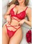 Arias Closet Kırmızı Bel Detaylı Fantezi Sütyen Külot Takımı 1