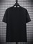 Baskılı Oversize Bisiklet Yaka T-Shirt - Siyah 2