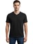 25-7008 Erkek Normal Beden V Yaka Sol Ön Göğüs Nakışlı T-Shirt 2