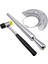 Ring Sizer Ölçüm Aracı Seti Halka Mandrel Metal Ring Sizer Gösterge Kiti Kauçuk Kuyumcu Mallet Hammer Us Fişi (Yurt Dışından) 1