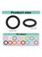 16PCS Silikon Boncuklu O Halkalar 65MM Silikon Boncuklar Yüzük Yuvarlak Silikon Döngü Mücevher Yapımı Dıy El Sanatları Kolyeleri (Yurt Dışından) 2