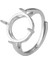 Gümüş Renk Ayarlanabilir Boş Yüzük Taban Uygun Cam Cabochons Cameo Ayarı Dıy Ring Mücevher Yapımı Aksesuarları 5mm (Yurt Dışından) 1