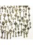 125PCS Mix Metal Retro Antika Pirinç Vintage Bronz Eski Görünümlü Dekoratif Anahtar Steampunk Takılar Kolye Takı Dıy (Yurt Dışından) 3