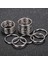 400PCS 1 Inç Anahtar Yüzük Açık Anahtar Yüzük Metal Anahtar Halkası Düz Halkası Ev Arabası Anahtar Zinciri (Yurt Dışından) 4