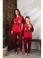 Anne-Kız Kombin Yapılabilir Uzun Kollu Ekoseli Yılbaşı Konsept Aile Bağı Pijama TAKIMI-3254 1