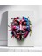 Anonim Maske Graffiti Kanvas Tablo Duvar Resim 1
