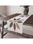 Nakış Desenli 3 Boyutlu Leke Tutmaz Kumaş Kenarları Dikişli Dekoratif Masa Örtüsü Runner 45×100 cm 1