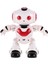 Kırmızı Uzaktan Kumandalı Sesli Işıklı Akıllı Robot 3