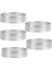 5pcs Dairesel Tart Halkası Tatlı Paslanmaz Çelik Perforasyon Meyve Pasta Kiş Kek Mus Kalıp Mutfak Pişirme Kalıp (Yurt Dışından) 1