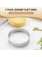 9 Paket Yuvarlak Tart Halkası, Mousse Halkaları, Paslanmaz Çelik Isıya Dayanıklı Deli Deli Mus Halkalar, Metal Yuvarlak Halka Kalıp (Yurt Dışından) 4