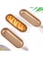 Oval Karbon Çelik Sosisli Kek Kalıp Pasta Bakeware Diy Kek Olmayan Çubuk Tost Ekmek Kalıp Tavan Mutfak Pişirme Aracı 2 Pcs (Yurt Dışından) 2