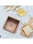 2pcs Kare Somun Tava ile Kapak Tost Kalıp Ekmek Tava Pullman Somun Tava Kapak Yapışmaz Mini Su Küp Tost Kutusu (Yurt Dışından) 3