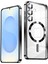 Samsung Galaxy S24 Fe Uyumlu Magsafe Özellikli Kamera Korumalı Şeffaf Kılıf 1