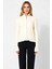 Kadın Gardırop Temelleri Fermuarlı Dik Yaka Yumuşak Dokulu Fit Kesim Uzun Kollu Triko Hırka 4