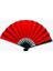 Plastik Kumaş Yelpaze 12'li Kırmızı 1