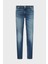 Pamuklu Slim Fit Normal Bel Düz Paça Jeans Erkek Kot Pantolon EM000121 AF13272 MB002 9