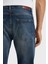 Streç Pamuklu Regular Fit Normal Bel Düz Paça Jeans Erkek Kot Pantolon 50534683 405 9