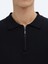 Siyah Polo Yaka Düz Örgü Triko 9