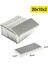 10 Adet 20X10X2 mm Neodyum Mıknatıs Köşeli Magnet N35 Nikel Kaplama Güçlü Kaliteli Dayanıkl 1