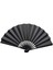 Plastik Kumaş Yelpaze 12'li Siyah 1