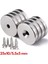 50 Adet 25X10/5X5,5 mm Neodyum Mıknatıs Havşa Delikli Magnet Vida Atılabilir N35 Nikel Paslanmaz 5
