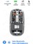 Bluetooth USB Çift Modlu Sessiz Mouse, Şeffaf Mıknatıslı Kapaklı, Type-C Şarjlı, Dpı Ayarl 1