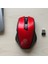 ® Kırmızı Renkli Baş Parmak Destekli Ergonomik Sessiz Kablosuz Mouse - USB Alıcılı, Ofis ve Oyun Için Konforlu Bilgisayar Faresi MS6300 5