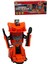 Transformers Arabası Turuncu Işıklı Sesli Kendinden Robota Dönüşebilen Çarp Dön Araba 25 cm 6