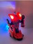 Transformers Arabası Turuncu Işıklı Sesli Kendinden Robota Dönüşebilen Çarp Dön Araba 25 cm 8