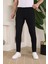 Erkek Slim Fit Likralı Bilek Boy Dilli Kumaş Pantolon 1