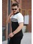Erkek Çizgi Desenli Yakalı Kısa Kollu T-Shirt 2