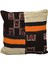 El Dokuma Patchwork Kırkyama Dekoratif Kilim Kırlent Yastık Kılıfı 0924 - Yeni - Çok Renkli 1