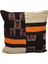 El Dokuma Patchwork Kırkyama Dekoratif Kilim Kırlent Yastık Kılıfı 0924 - Yeni - Çok Renkli 3