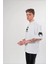 Unisex Bisiklet Yaka Baskılı Oversize T-Shirt - Beyaz 4