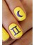 Artikel Mor Burçlar Metalik Tırnak Sticker, Nail Sticker, Nail Art 1