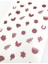 Artikel Fuşya Karışık Şekiller Metalik Tırnak Sticker, Nail Sticker, Nail Art 2