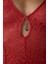 Kırmızı Full Lace Teddy Tulum 9