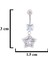 316L Çelik Yıldız Model Zirkon Taşlı Piercing PRC-224 4