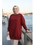 Bordo Tesettür Tunik 30644BR 4