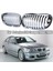 -Bmw E46 3 Serisi Coupe Cabriolet 2-Door Lcı 2003-2006 Front Hood Center Böbrek Izgara Grill (Chrome Tek Çizgi) (Yurt Dışından) 2