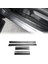 4pcs Honda Vezel Hr-V Hrv 2021-2023 Scuff Plaka Pastılı Çelik Siyah (Yurt Dışından) 2
