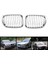 Bmw Için 2x Krom Ön Başlık Böbrek Izgara Izgara 1998-2001 E46 320I 323I 325I 328I 330I 4 Kapılı Sedan (Yurt Dışından) 3